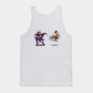 Minnesota Vikings Fans - Kings of the North vs Fetching Brown Dawgs Tank Top